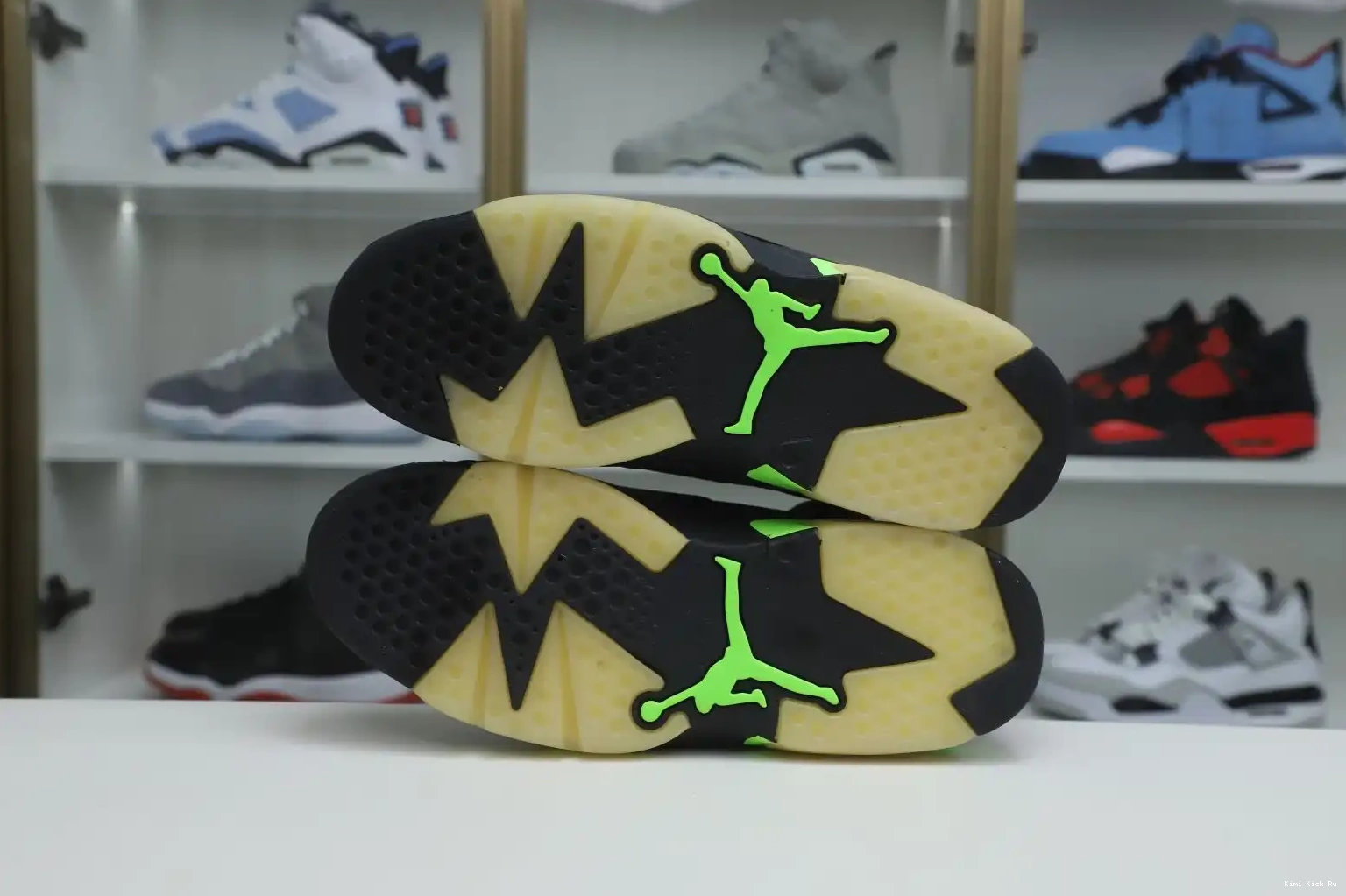 GREEN' RETRO 6 'ELECTRIC AIR Kimikick JORDAN 0815